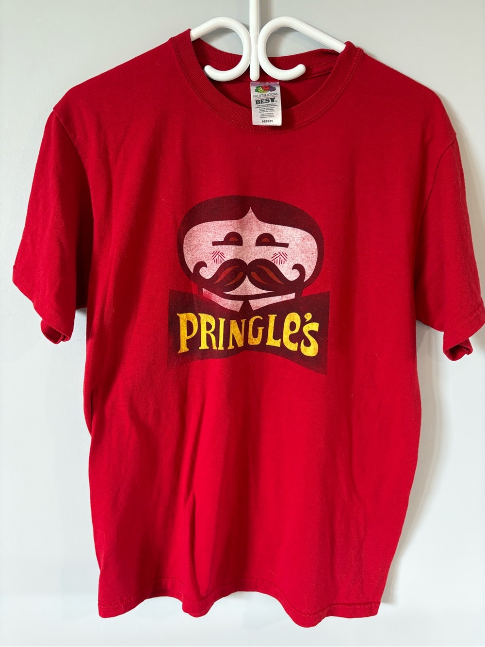 Pringle Red Graphic Unique Retro Style Tee